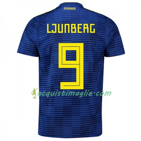 Divisa di Calcio Svezia Ljungberg 9 Trasferta Mondiali 2018